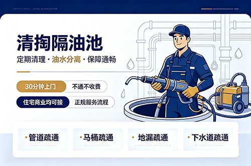 怀远清掏隔油池